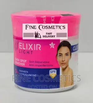 Elixir Light Dark Spots Remover Glutathione Lightening Cream