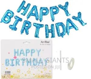 17-Inch Happy Birthday Foil Balloons