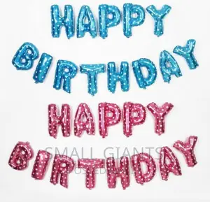 17-Inch Happy Birthday Foil Balloons