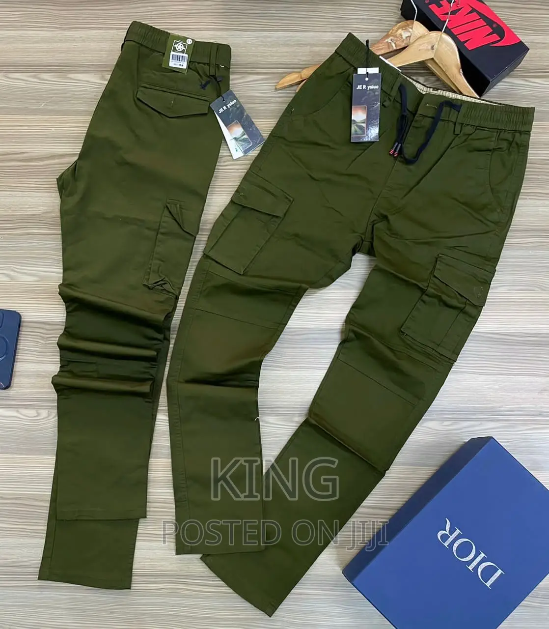 Cargo Kaki Trousers