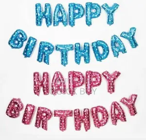 17-Inch Happy Birthday Foil Balloons