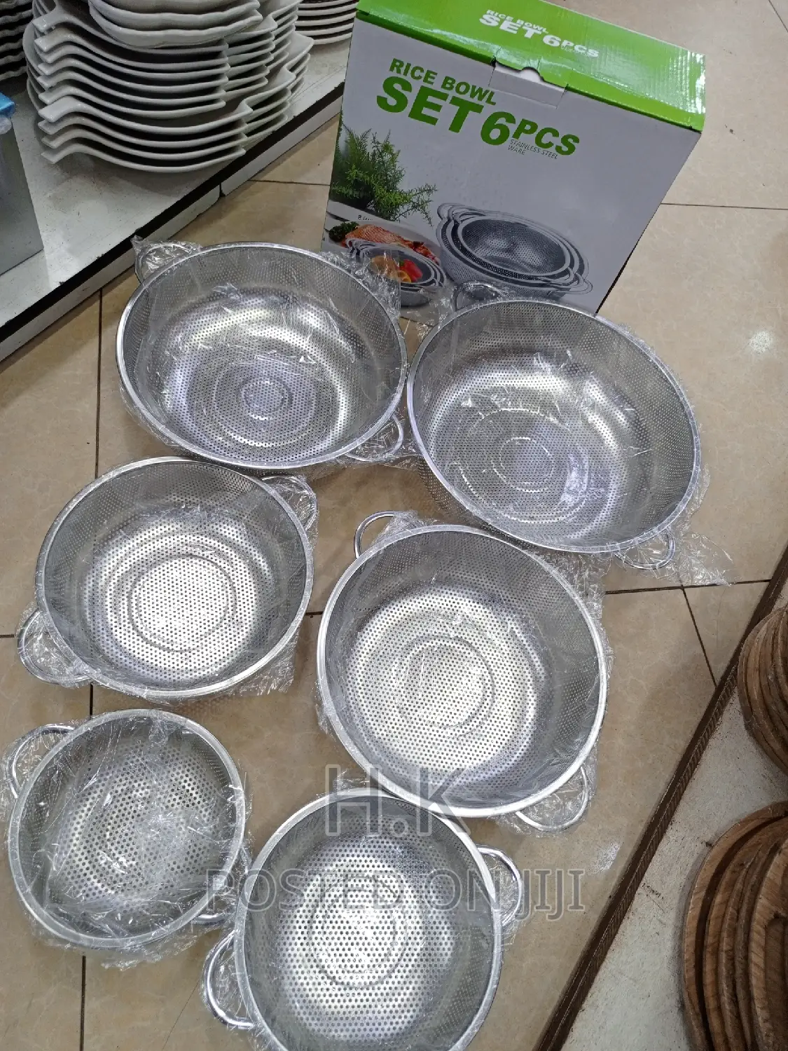 6pcs Rice Bowl Strainer / Stainless Colander