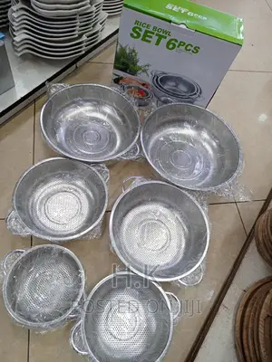 6pcs Rice Bowl Strainer / Stainless Colander