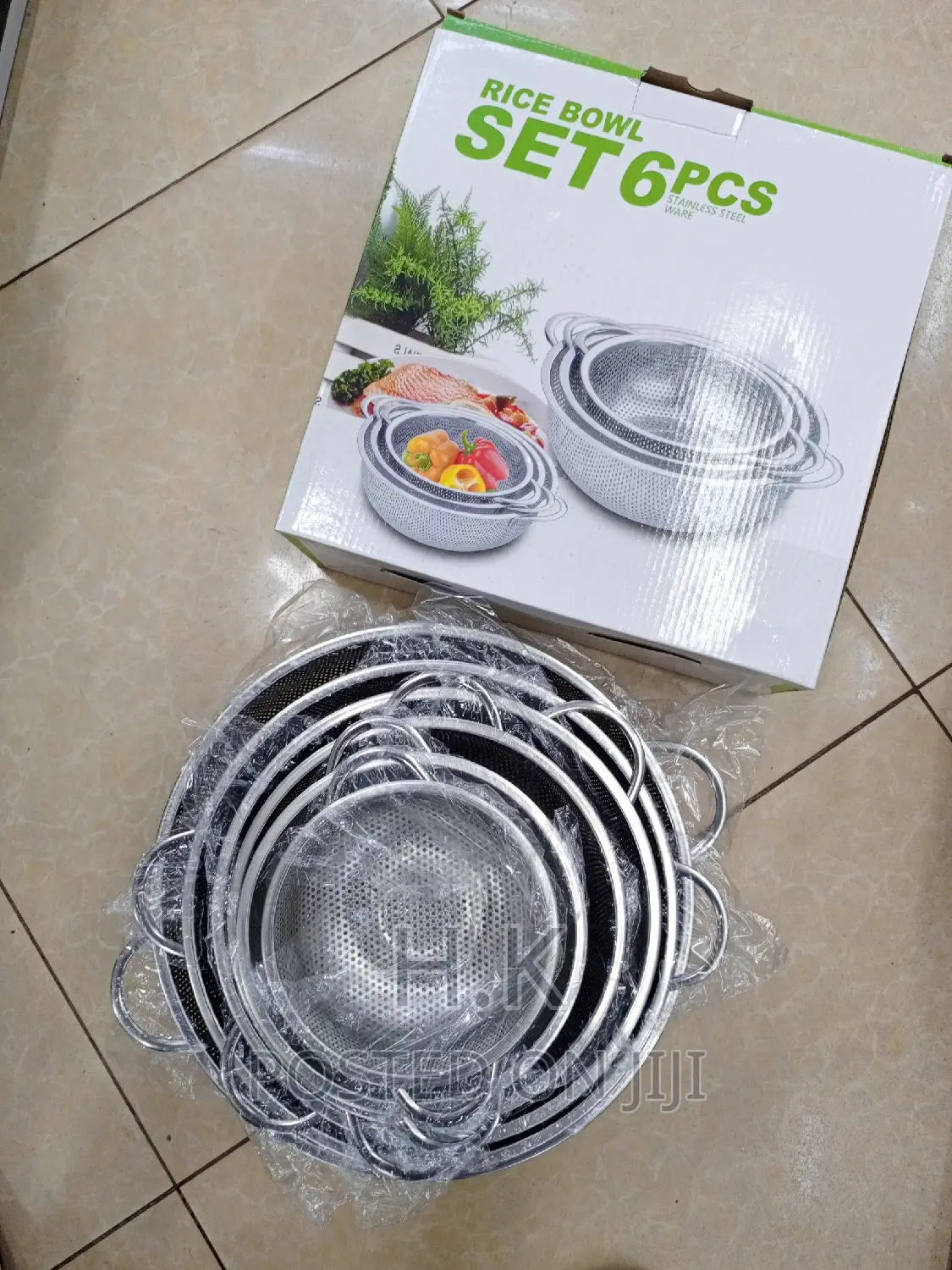 6pcs Rice Bowl Strainer / Stainless Colander