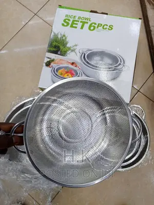 6pcs Rice Bowl Strainer / Stainless Colander