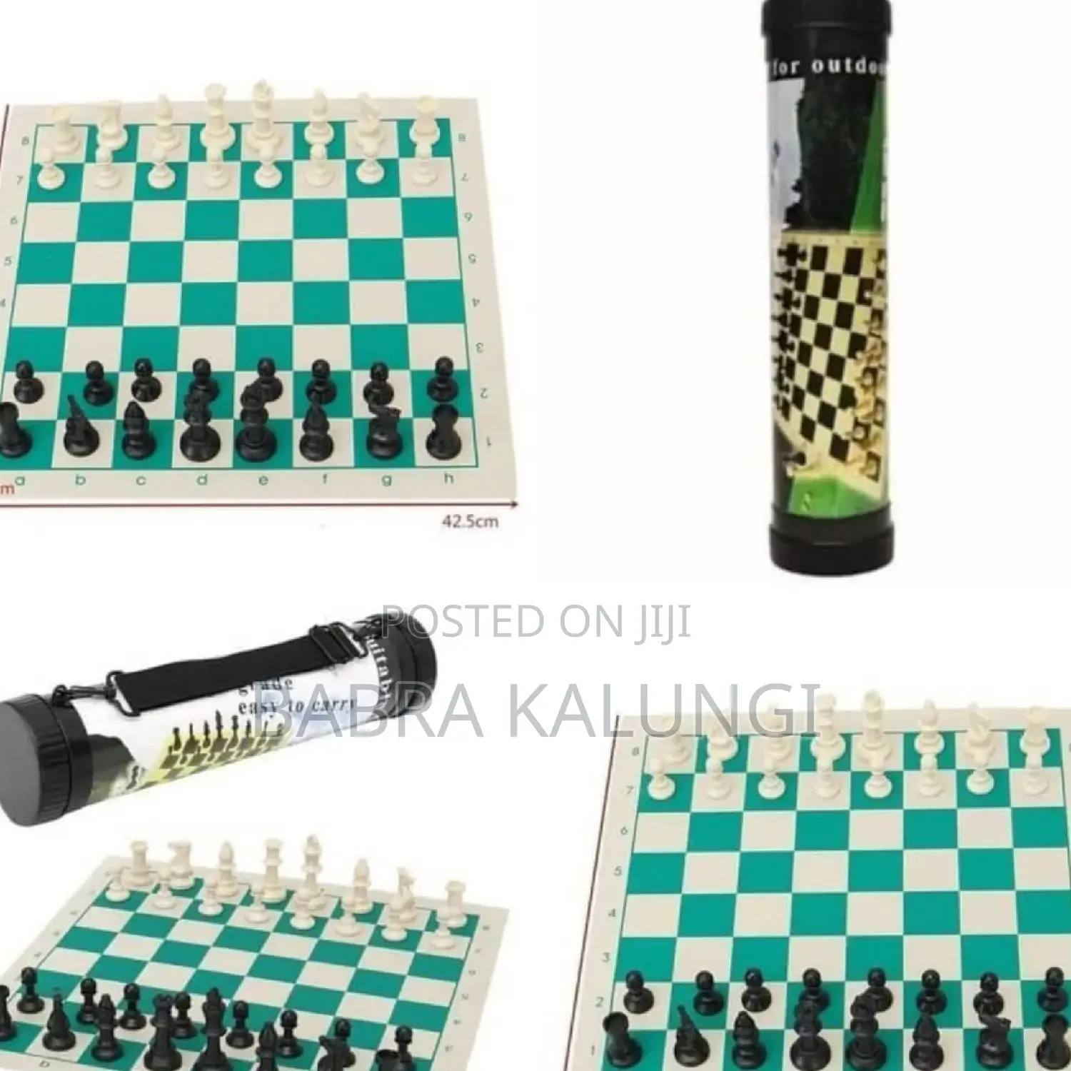 Tournament Size Chess Set Game _ Plastic