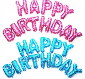 17-Inch Happy Birthday Foil Balloons