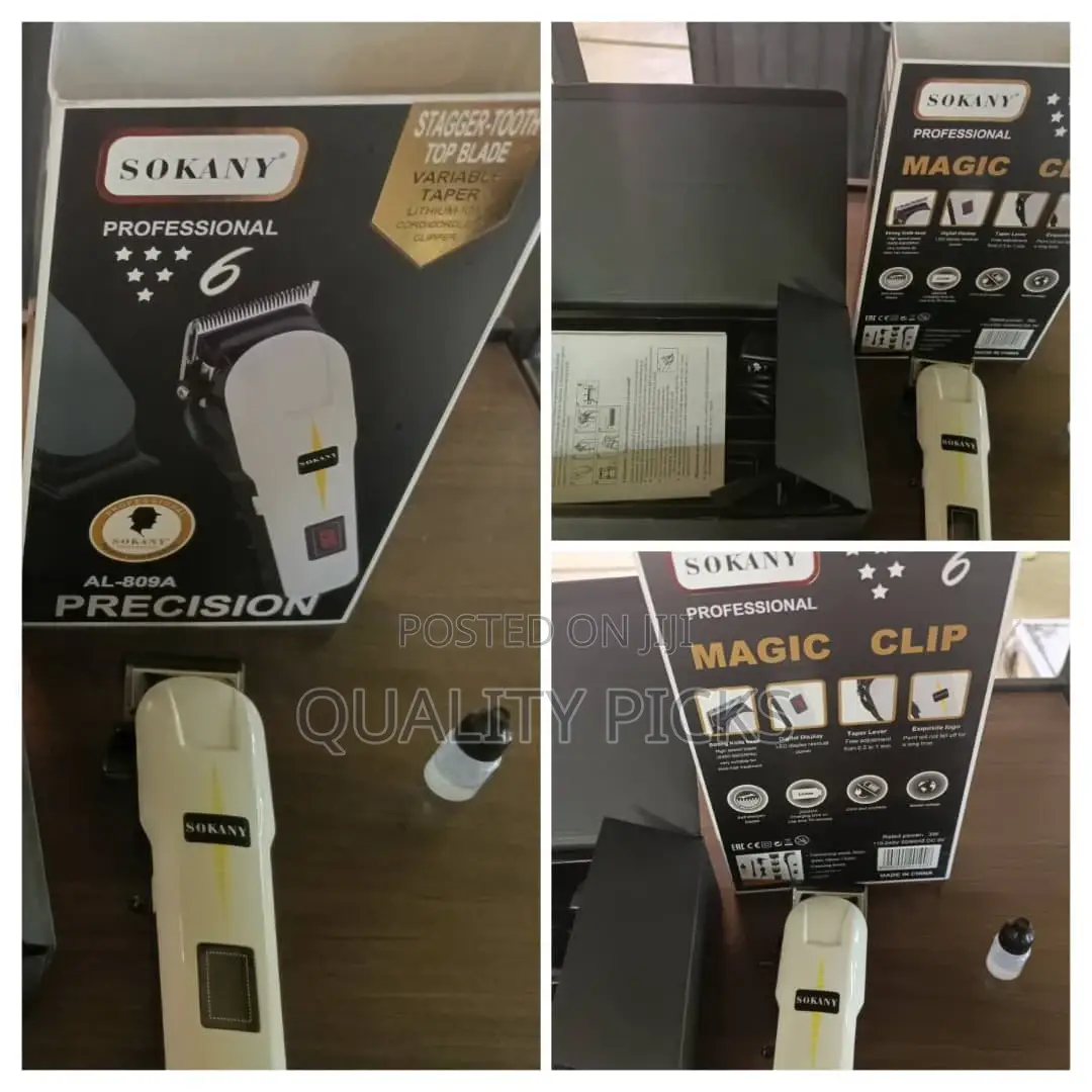 Electric Sokany Rechargeable Hair Clipper