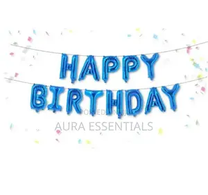 Letter Birthday Party Balloons