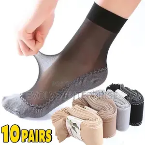 Silk Velvet Ankle Short Socks