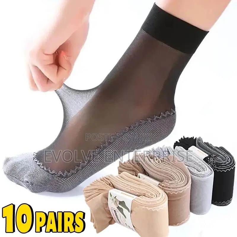 Silk Velvet Ankle Short Socks