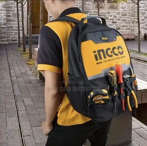 INGCO Tool Backpack,Tool Bag With Laptop Compartment