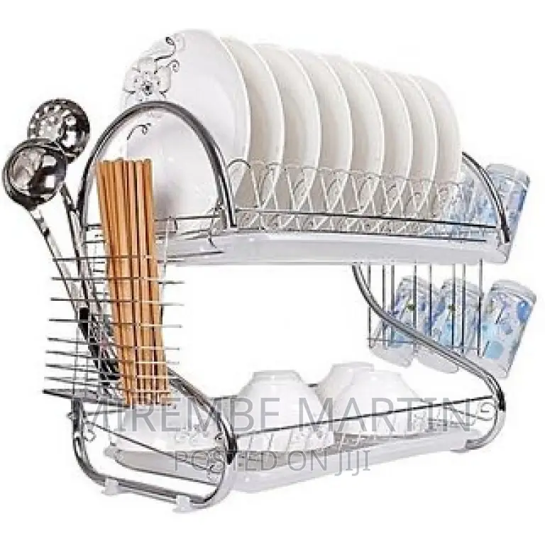 Tier Dish Drying Draining Rack Storage –