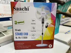 Saachi Floor Stand Fans With Remote Available Original