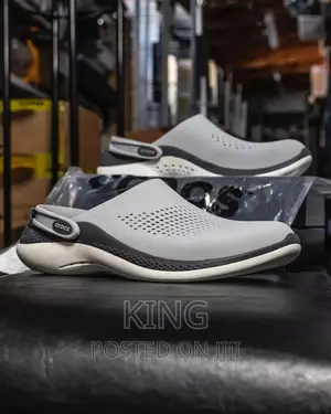 Literide Grey Crocs New