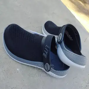 Crocs Clear.