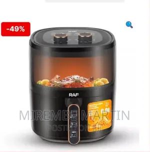 RAF 6 Litres Healthy Oil Free Air Fryer – R.5324 – Black