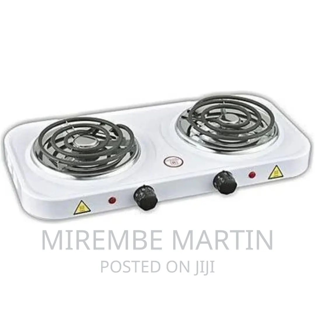 Double Coil Electric Hotplate Cooker – White
