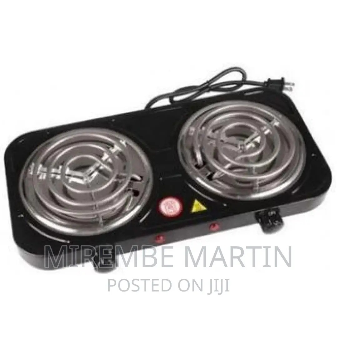 Double Coil Electric Hotplate Cooker – White