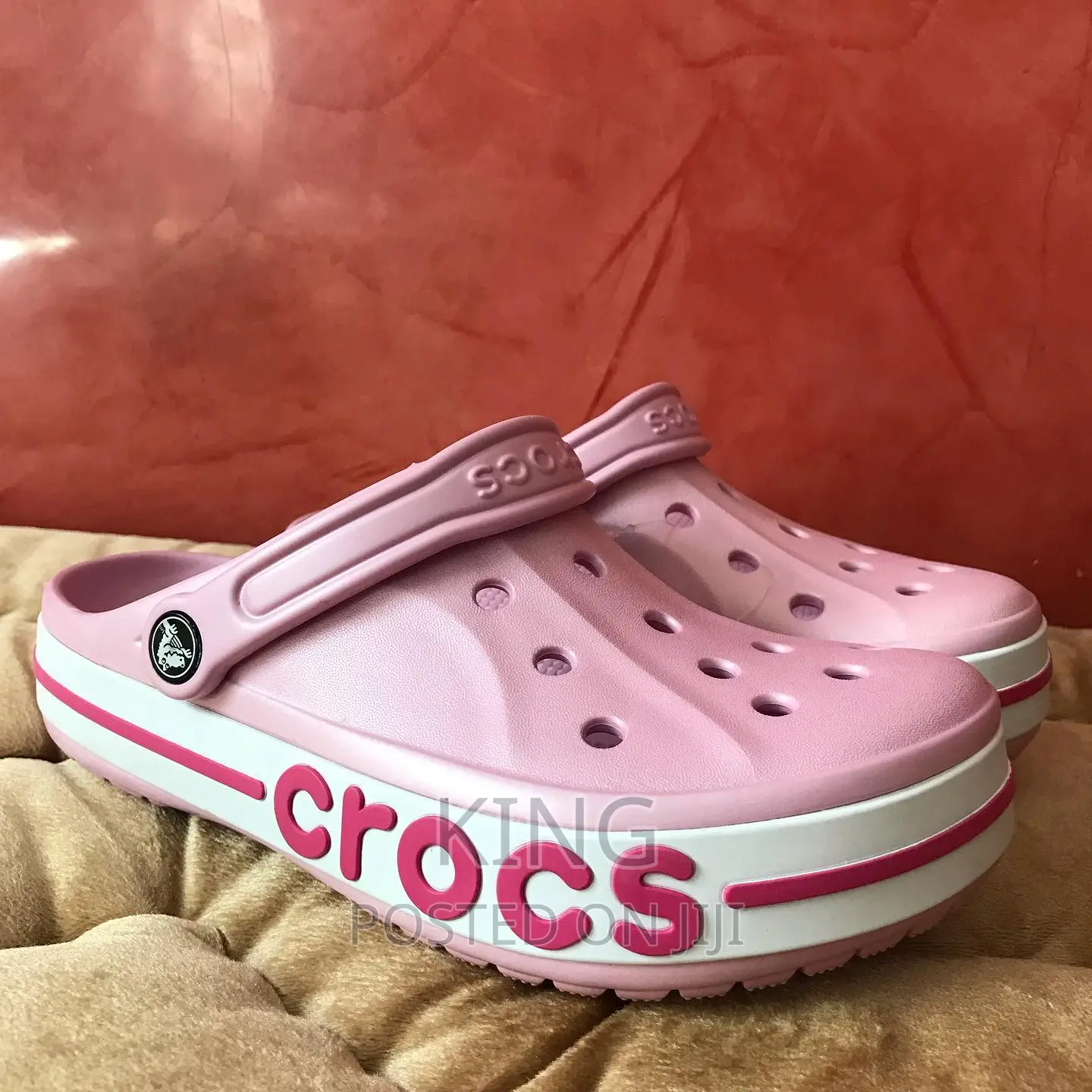 Pink Crocband. Crocs