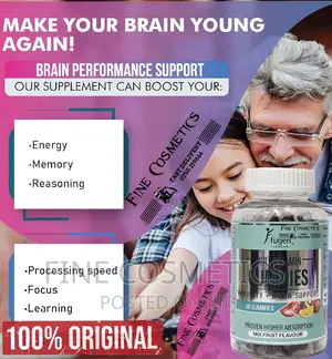 BRAIN BOOSTER GUMMIES Multivitamin Immune/Memory Los Support