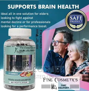 BRAIN BOOSTER GUMMIES Multivitamin Immune/Memory Los Support