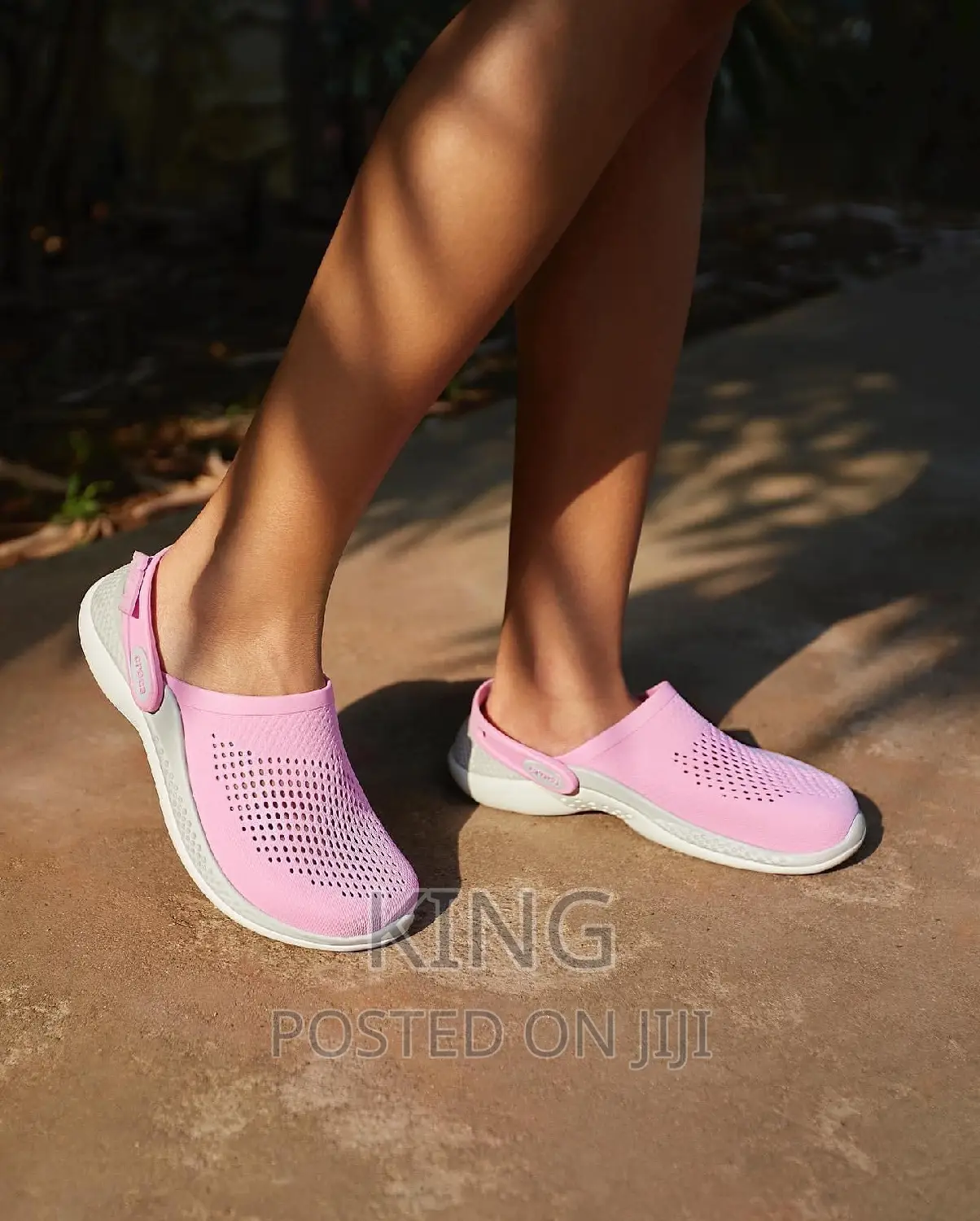 Grey New Crocs
