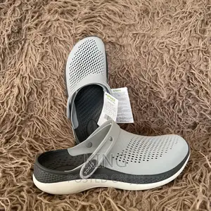 Grey New Crocs