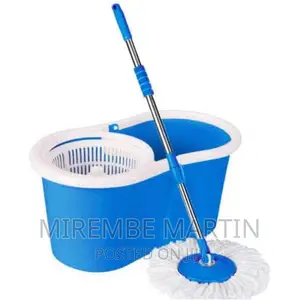 360 Spin Magic Mop With Bucket -Blue