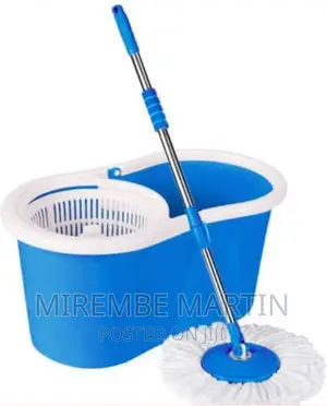 360 Spin Magic Mop With Bucket -Blue