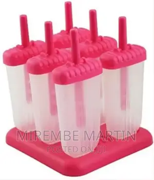 Frozen Candy Lolly Ice Cream Moulds Tray- Pink