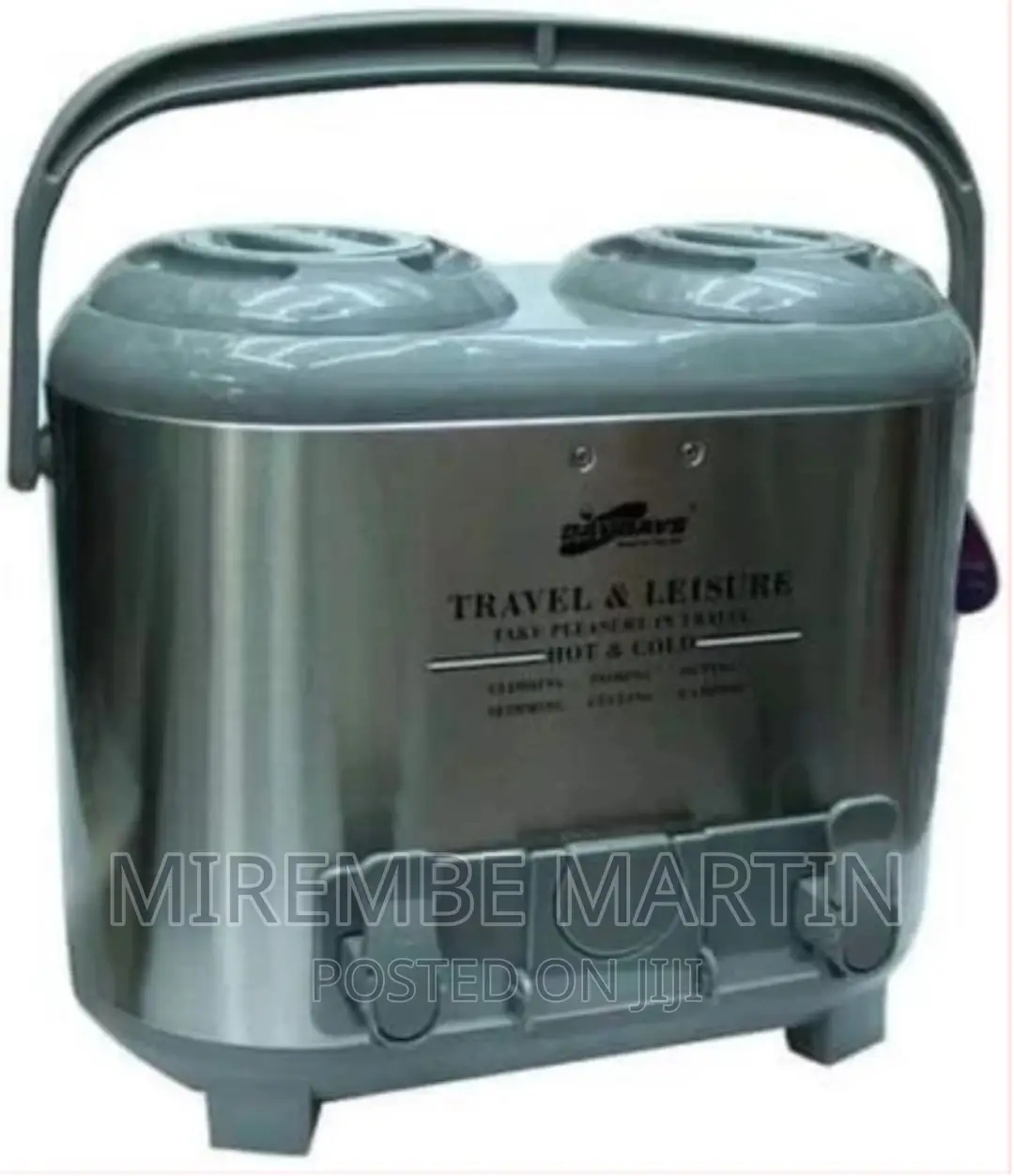Cold Thermos Tea Coffee Water Flask-Silver