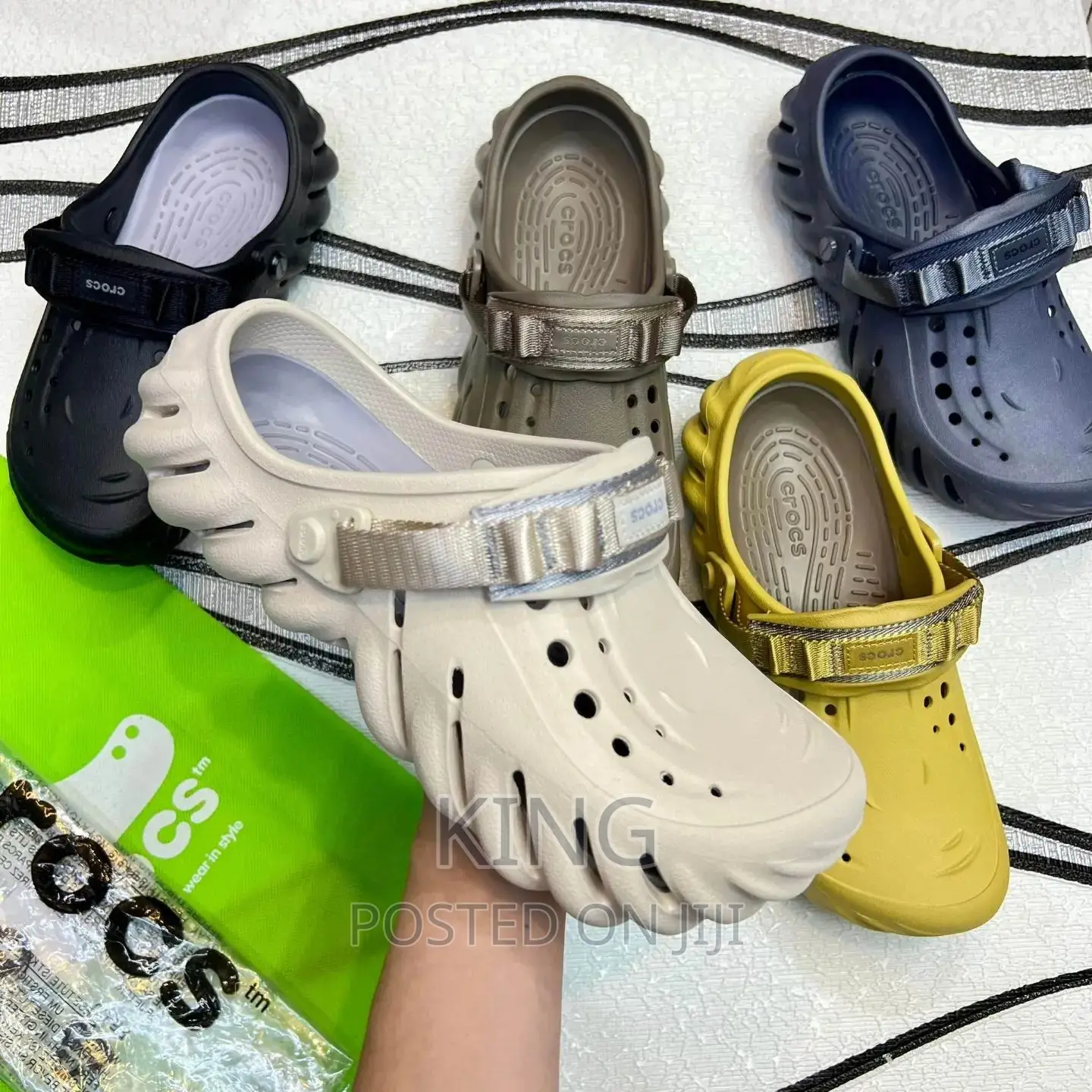 New Blue Crocs