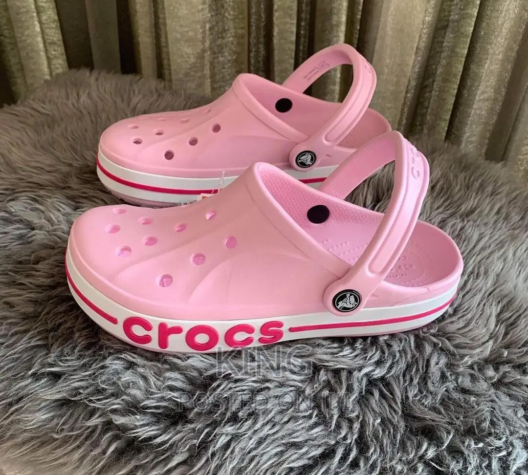 Pink New Crocs