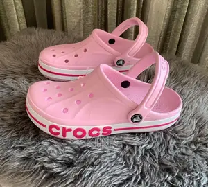 Pink New Crocs