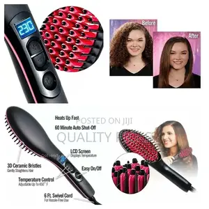 Electric 3 in 1 Hair Straightener Comb