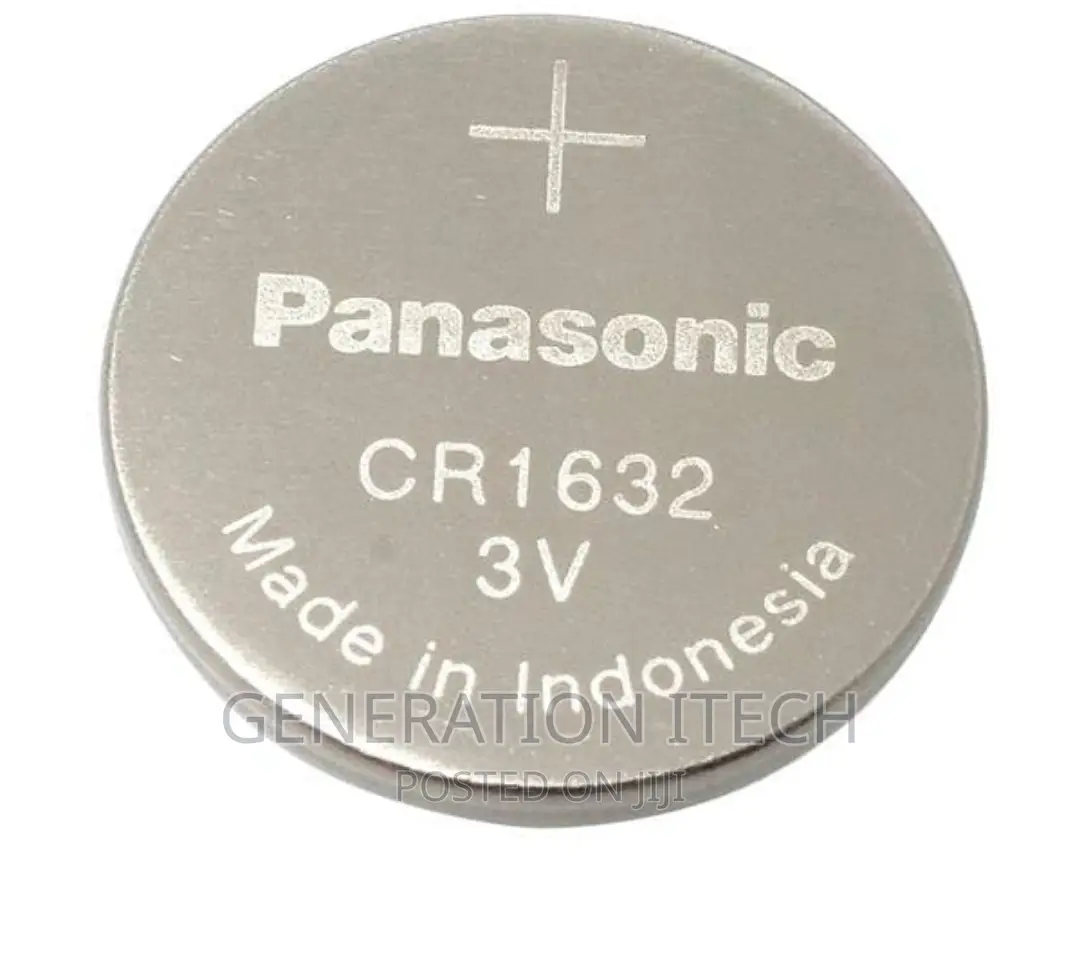 CR1632 Panasonic Batteries-lithium Coin 3v- Pack Of 5 Pieces