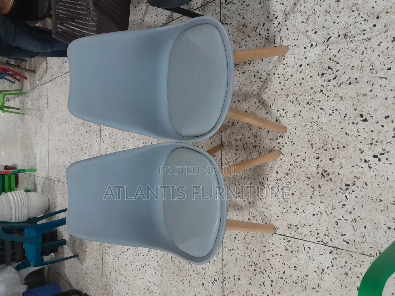Gray Restaurant Chair