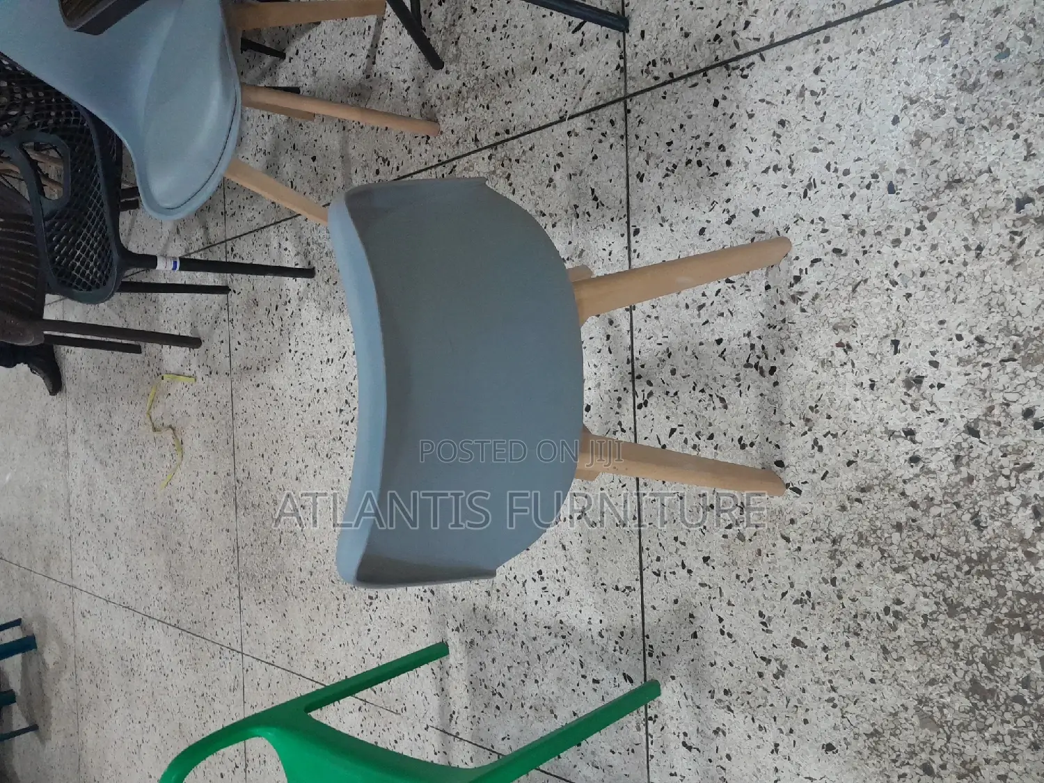 Gray Restaurant Chair