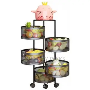Stainless Rotating Vegetable Storage Rack