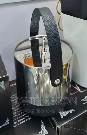 Stainless Steel Ice Bucket With Lid