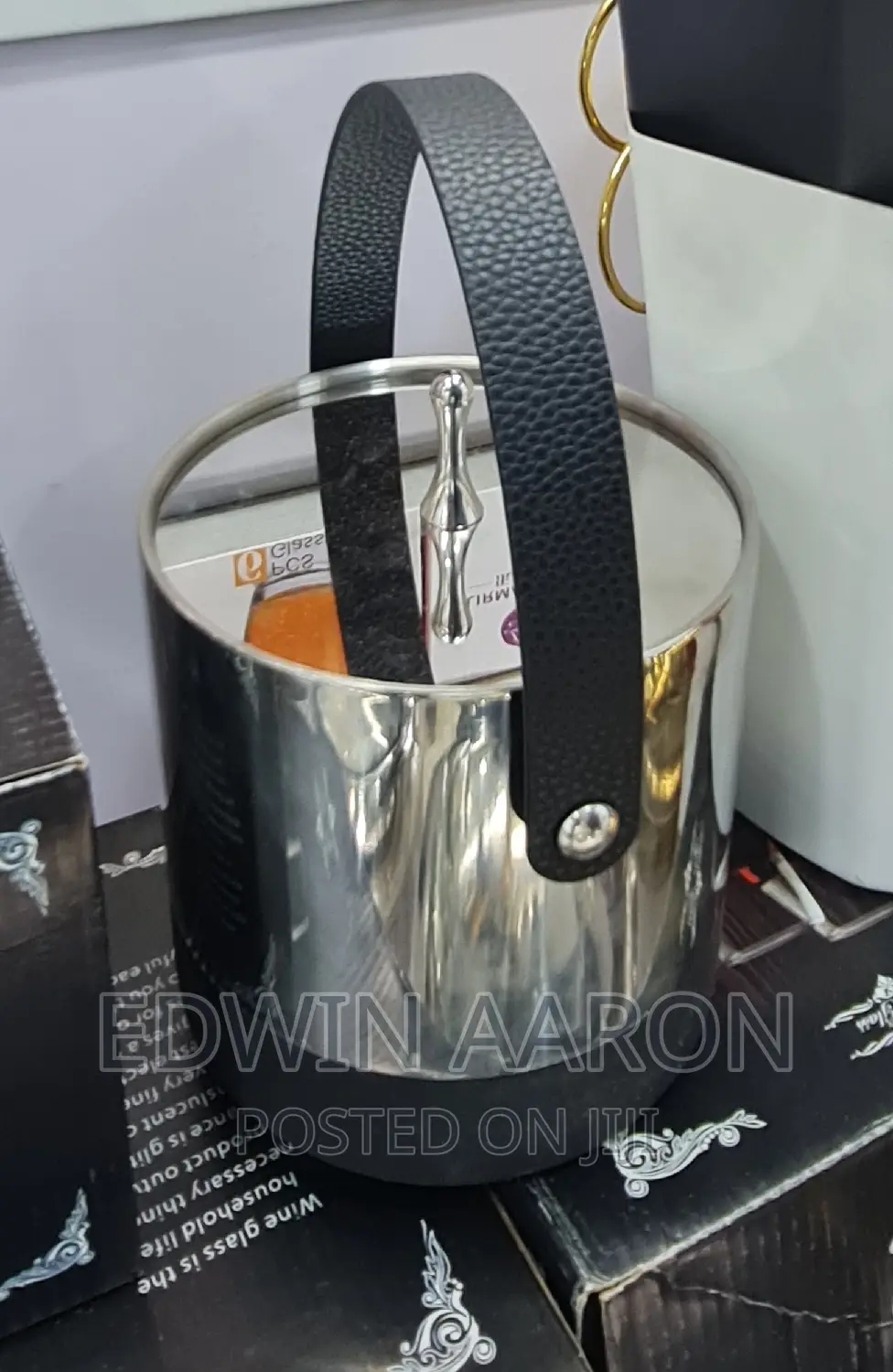 Stainless Steel Ice Bucket With Lid