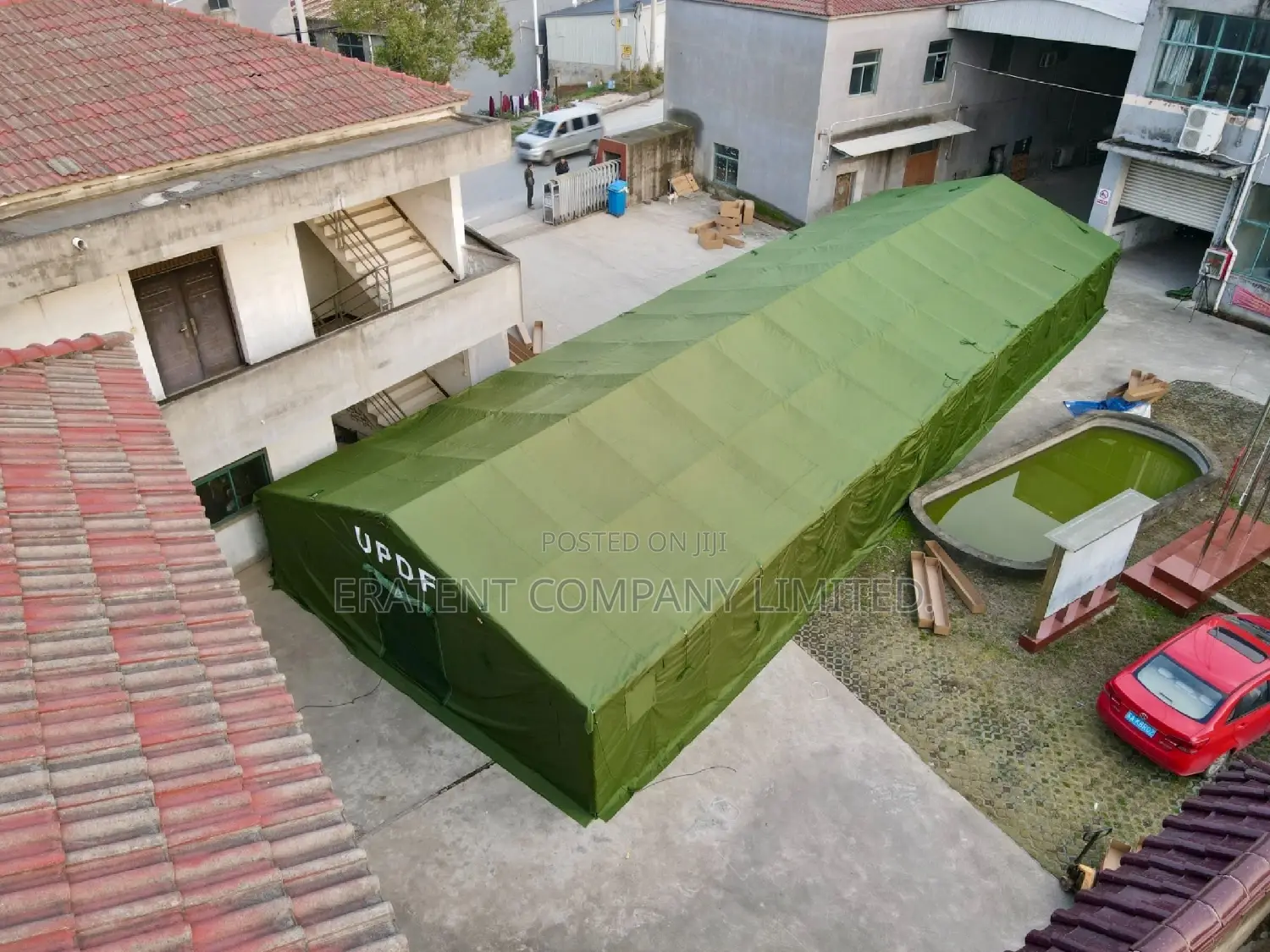 We Make Branded Military Canvas Camping Tents