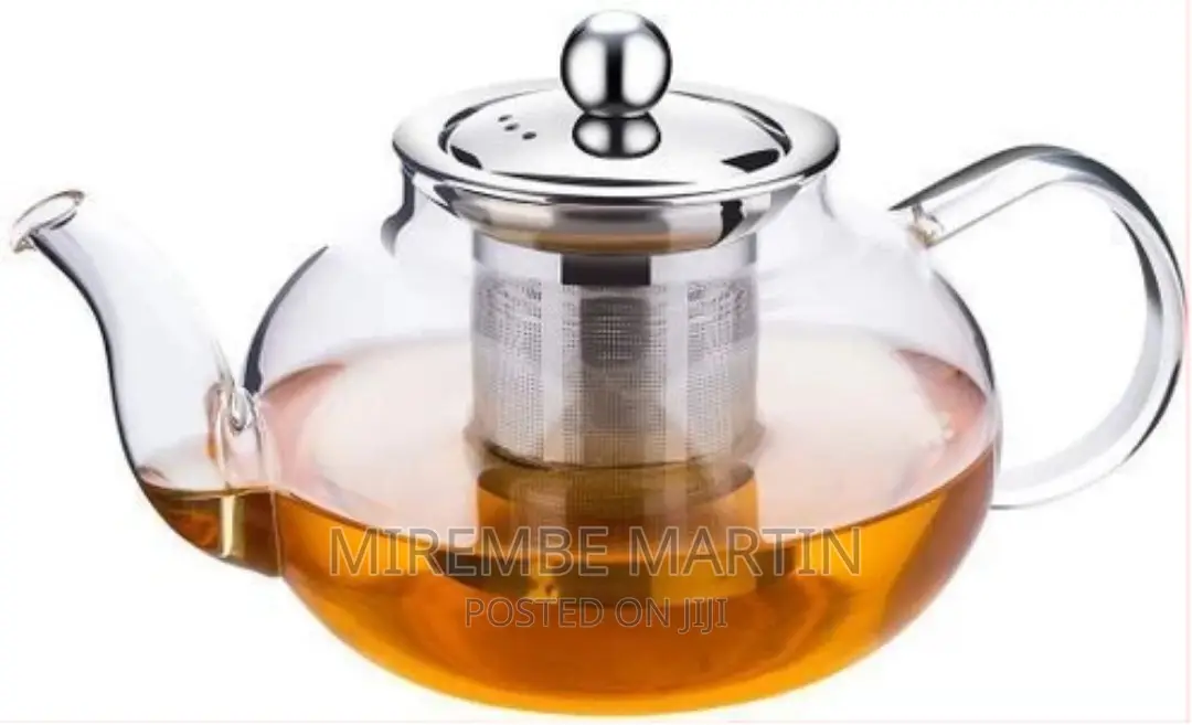 600 Ml Glass Kettle/Teapot With Infuser – Colorless