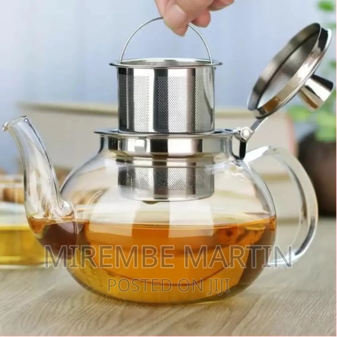 600 Ml Glass Kettle/Teapot With Infuser – Colorless