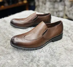 Original Men’S Brown Clarks Oxford Gentle Leather Shoes