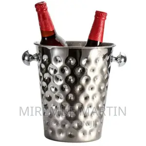 Champagne, Wine Ice Bucket – Silver.