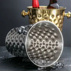 Champagne, Wine Ice Bucket – Silver.