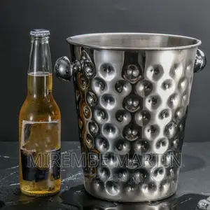 Champagne, Wine Ice Bucket – Silver.