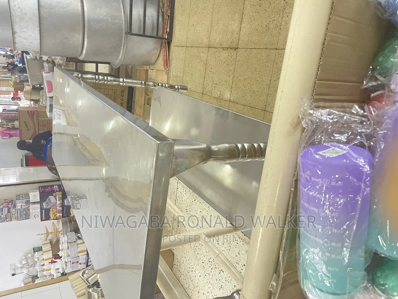 6ft Length 3ft Height Double Layer Aluminium Working Table
